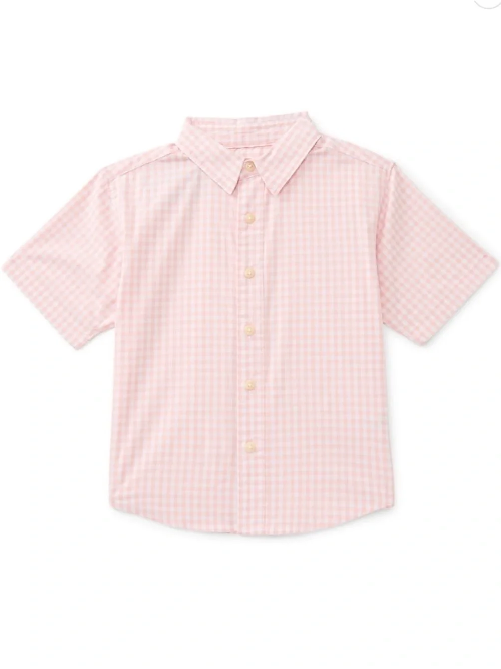 Toddler Boys Dress Shirt Bundle 4T | Old Navy Bunny + Wonder Nation Pink Gingham